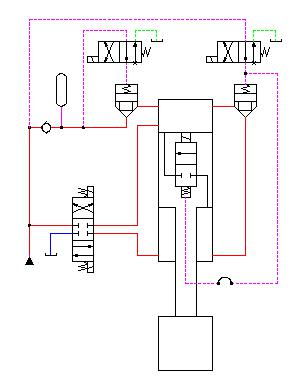 Fig. 4 Differential system within the pile hammer of a hydraulic pile driver.png